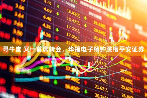 寻牛堂 又一首席转会，华福电子杨钟跳槽平安证券