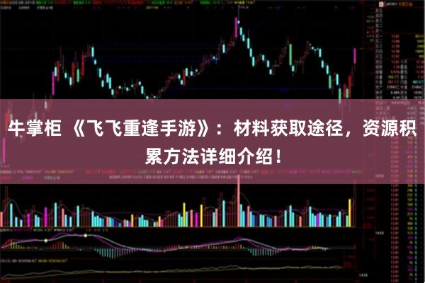 牛掌柜 《飞飞重逢手游》：材料获取途径，资源积累方法详细介绍！
